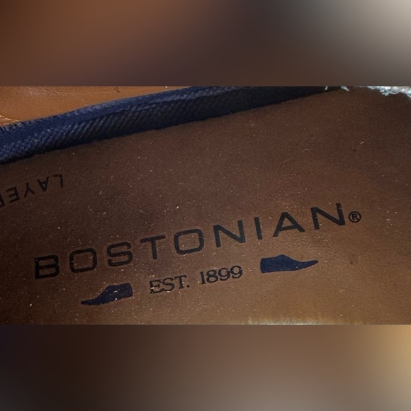 BOSTONIAN Men’s Brown Crown Windsor Oxford Leather Dress Wing Tip Shoes-Size 8.5 - Picture 9 of 9